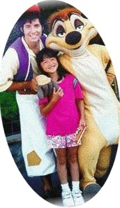 Nina at Disneyland