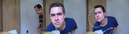 Frames from second video sequence