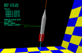 Finless rocket guidance environment