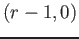$(r-1, 0)$