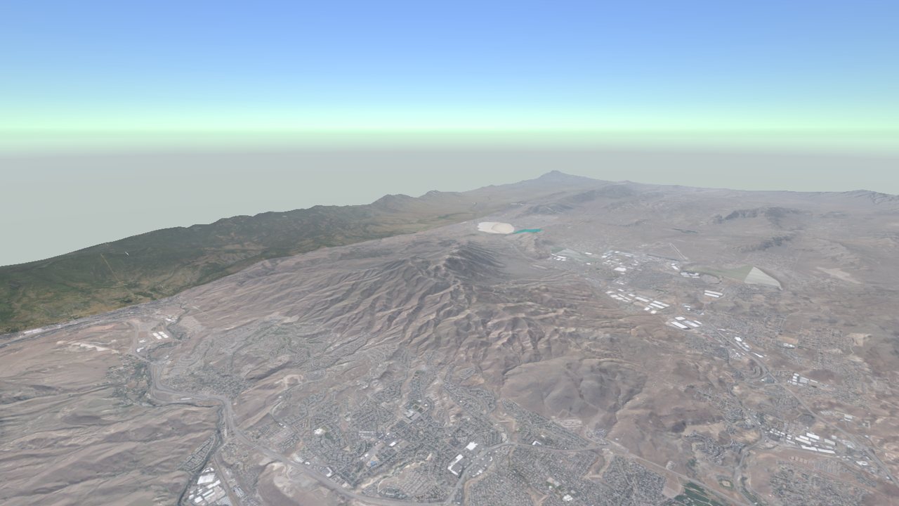 The first flight over the Reno basin