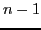 $n-1$