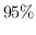 $95\%$