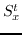 $S_x^t$
